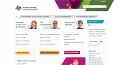 Desktop Screenshot of abr.gov.au
